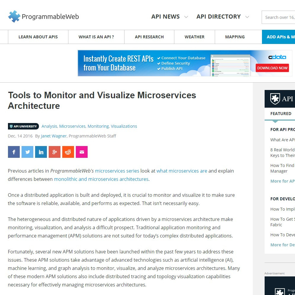 Tools to Monitor and Visualize Microservices Architecture
