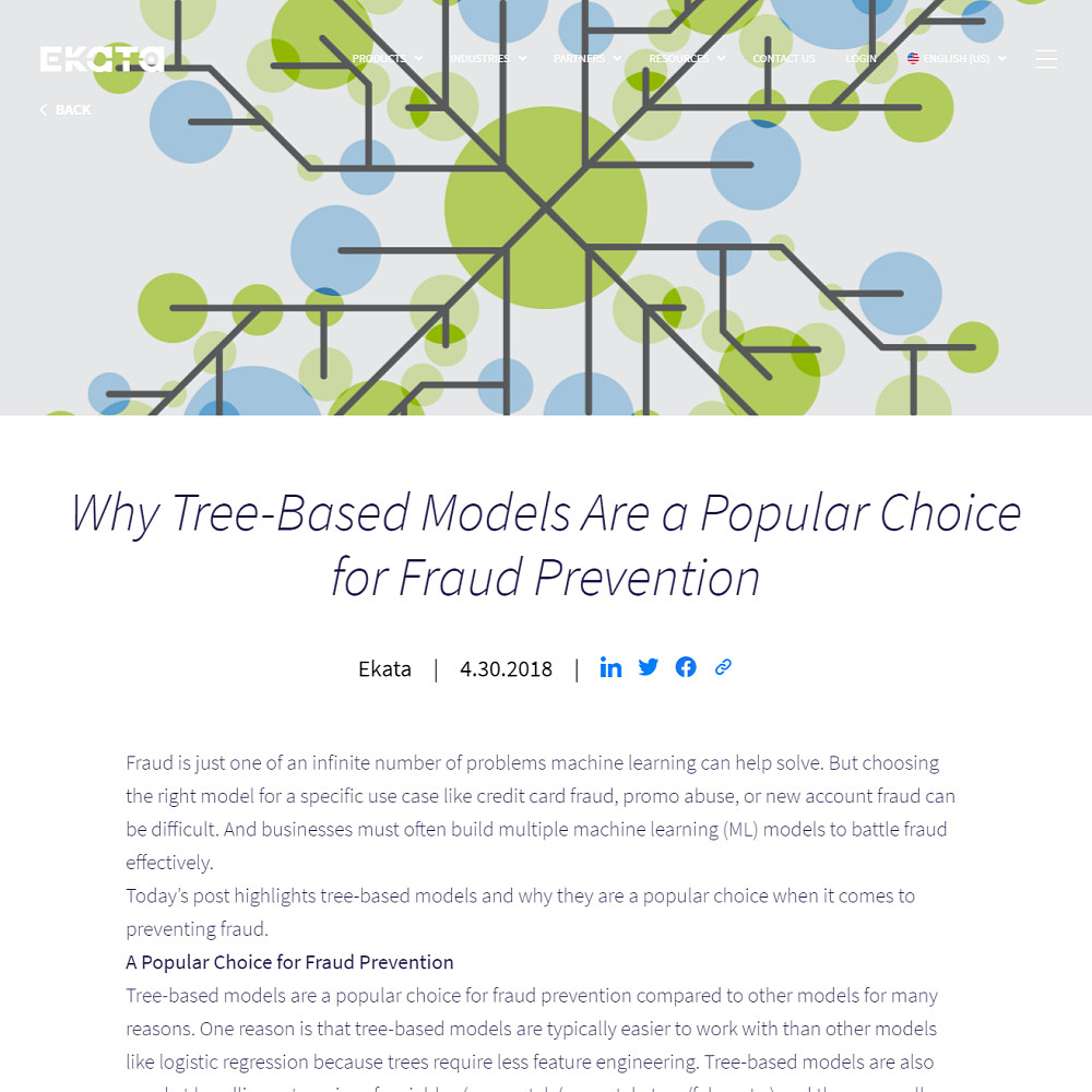 Why Tree-Based Models Are a Popular Choice for Fraud Prevention