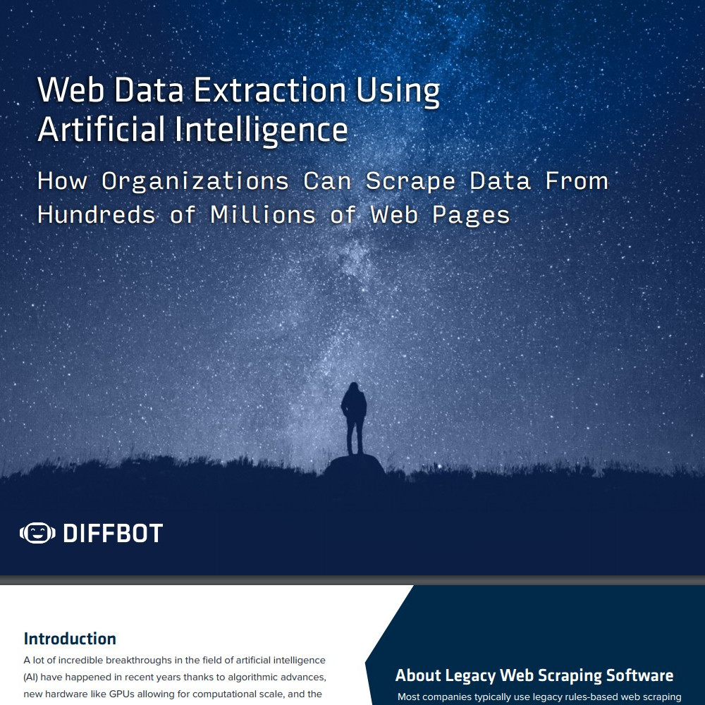 Web Data Extraction Using Artificial Intelligence