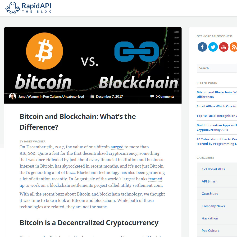 Bitcoin and Blockchain: What's the Difference?