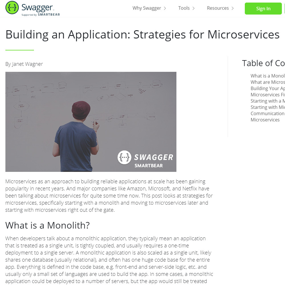Building an Application: Strategies for Microservices