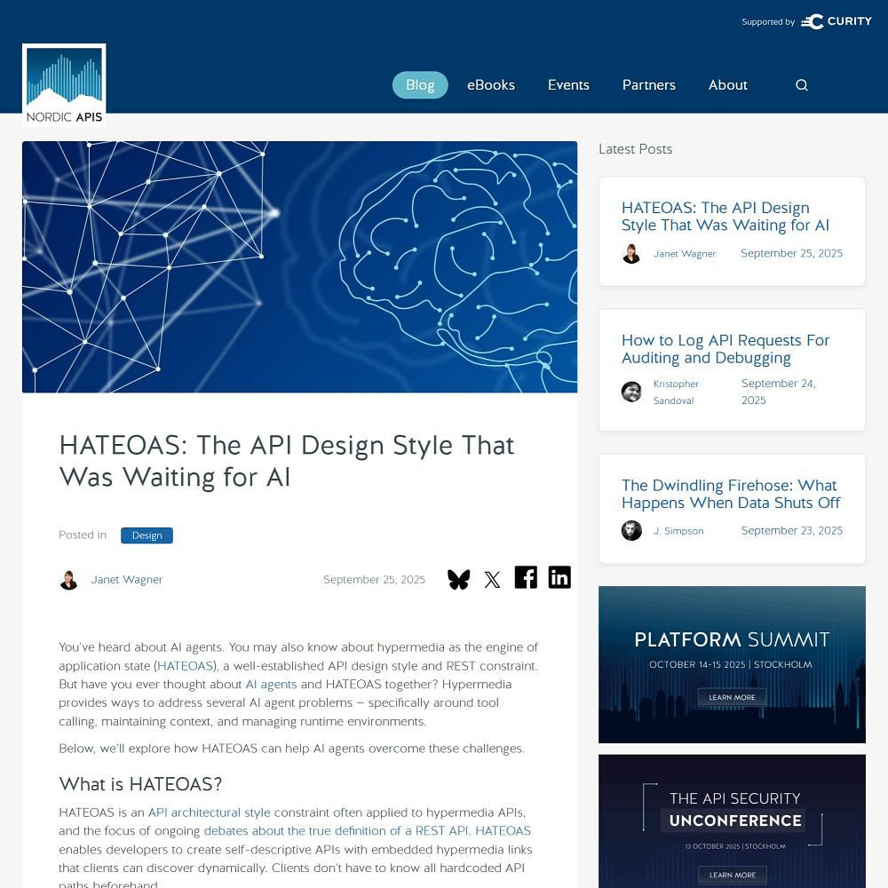 HATEOAS: The API Design Style That Was Waiting for AI