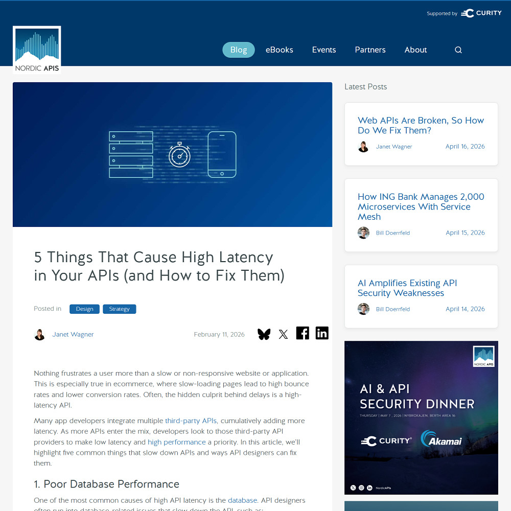 5 Things That Cause High Latency in Your APIs (and How to Fix Them)
