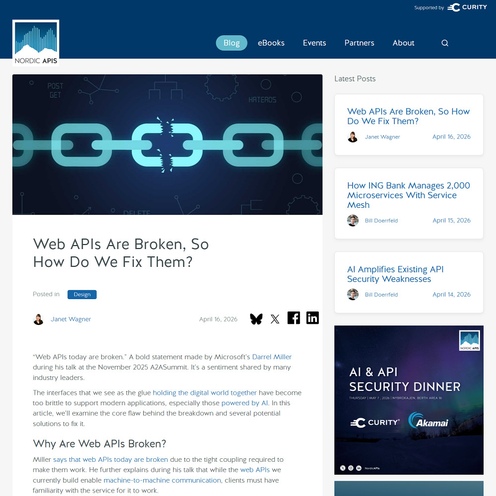 Web APIs Are Broken, So How Do We Fix Them?