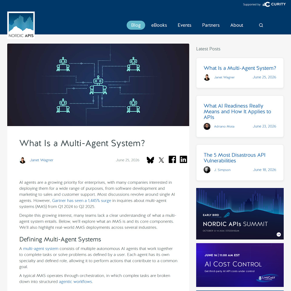 What Is a Multi-Agent System?